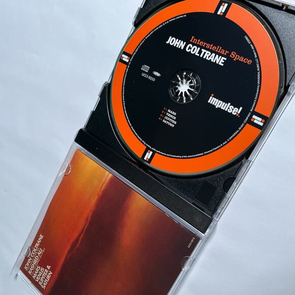 John Coltrane Interstellar Space CD 2018 Japan Press w/ OBI Impulse! UCCI-9310 - Picture 4 of 5
